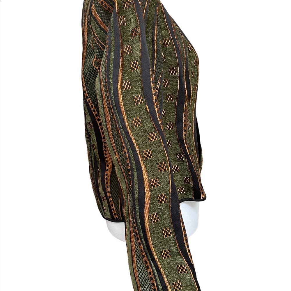 Women’s Reversible Patterned Light Jacket, Size M… - image 3